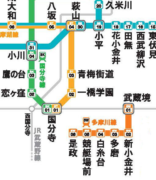 ╞╪╡ 鐵 學 ╞╪╡(93)どんつき駅（17）西武鉄道・是政駅｜ぬか
